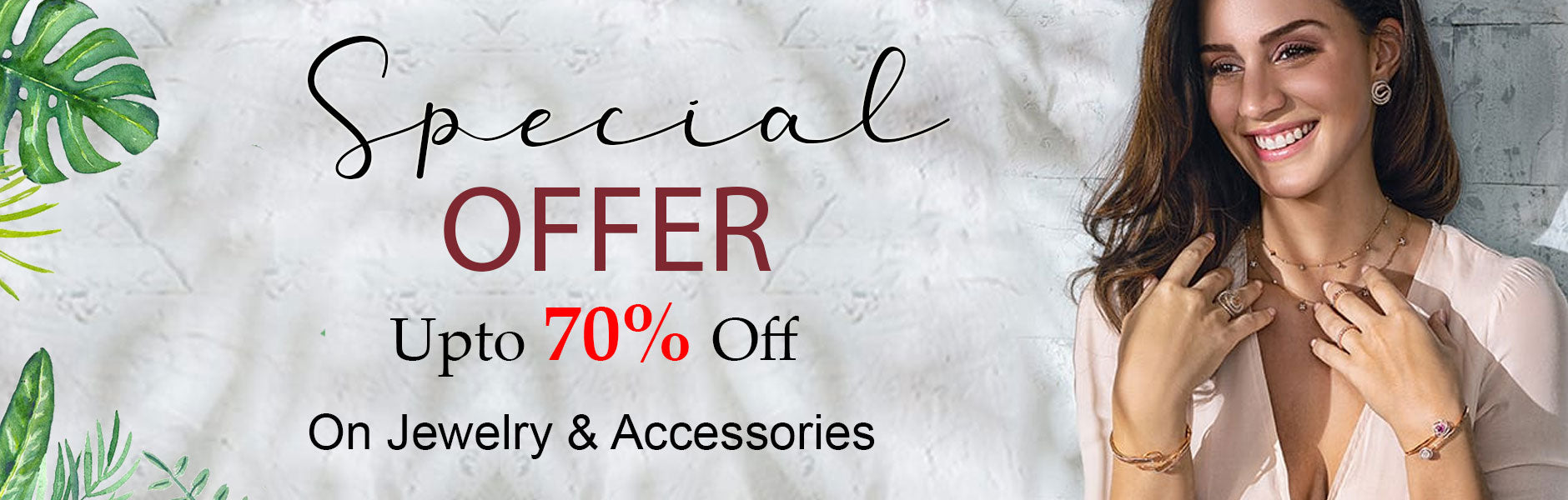 Offer up 70 % on Jewelry
