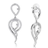 3W1431 - Brass Jewelry Sets Rhodium Women AAA Grade CZ Clear