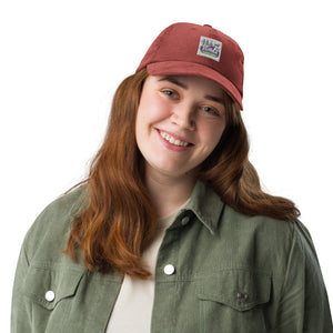 sjlvariety-store Burgundy Vintage corduroy cap