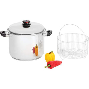 W2B 16qt 12-Element T304 Stainless Steel "Waterless" Stockpot