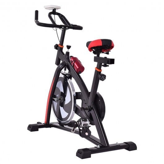 W2B Household Adjustable Indoor Exercise Cycling Bike Trainer with Electronic Meter